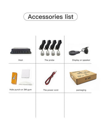 セーフティパーキングレーダー 4プローブ ブザー型車死角センサー