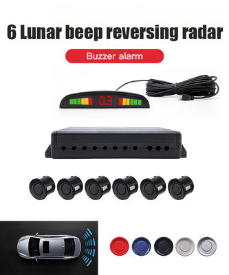 LEDディスプレイ 駐車センサーキット 6 超音波バックアップセンサー IP68 防水車 逆向センサー 車両 安全運転アシスタント