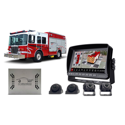 DC12VのRV Truck TrailerヴァンQuadの分割された画面のモニターのためのバックアップ カメラ システム10in