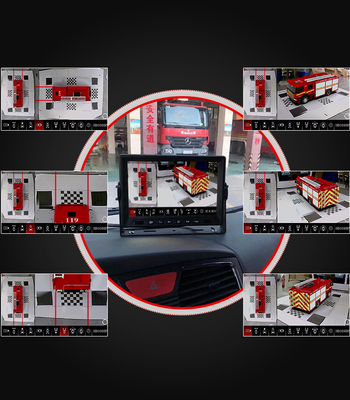 灰色の自動運転の夜間視界車のカメラ システムDC9V IP67