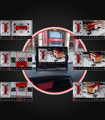 リアルタイム駐車支援とAHD 1080Pカメラを備えたヘビーデューティナビゲーションシステム