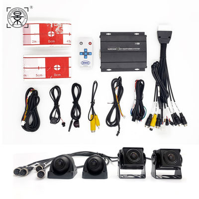 ユニバーサル 4カメラ HD 1080P レコーダー サラウンドビューモニター バック補助 パノラマシステム 車載360度カメラシステム