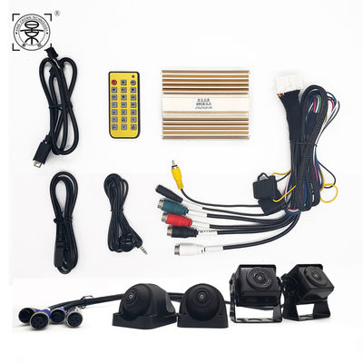 7 Inch AHD Quad View Camera System with Monitor for Bus Truck | Vehicle Surveillance Backup Camera System