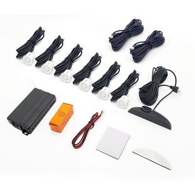 LED距離インジケーターとサウンド警告付き6センサーバックアップレーダーシステム