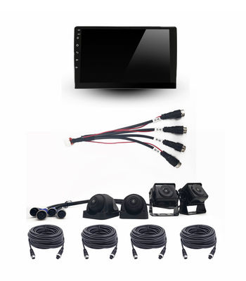 10インチ 360° パノラマ車両カメラシステム, 3D サラウンドビュー, 1080P レコーディング, GPS 4G WiFi, OEM ODM 対応