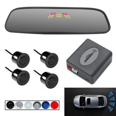 KING CROWN OEM Car Parking Sensor System with Rear View Mirror Display 4-Sensor Reverse Radar for Passenger Vehicles