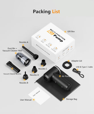 12Vポータブルカーバキューム、16フィート電源コード、車両内装用ディテールアクセサリー付き