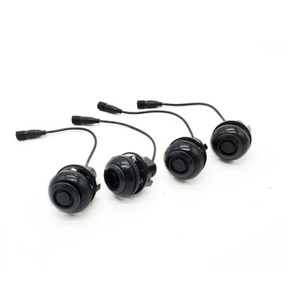 4つのレーダーセンサー付きリバースバックカメラシステム、安全な車の後退のためのブザーアラームパーキングセンサーキット、自動車安全アクセサリー、HDナイトビジョン