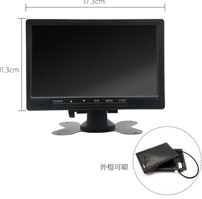 4-Channel Mobile DVR System with 10-Inch VGA Monitor, 4G GPS Tracking & Driver Monitoring for Truck and Fleet Vehicles