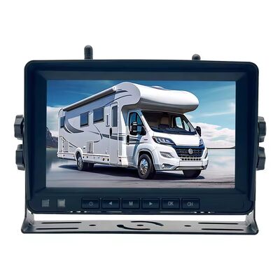 高画質の無線トラックDVRモニター 7インチ ナイトビジョン WiFi 太陽光発電 リバースバックアップレコーダー カメラ