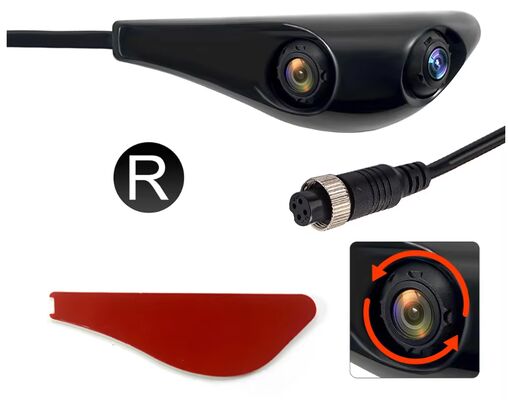 2 in 1 AHD 1080P カーサイドビューカメラ 盲点モニタリングシステム 防水 無掘り 簡単に設置 車両安全カメラ