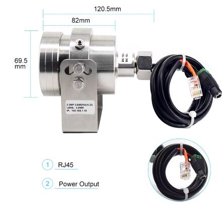 メタルシェル自動車カメラ トラックと産業用車両の防爆装置