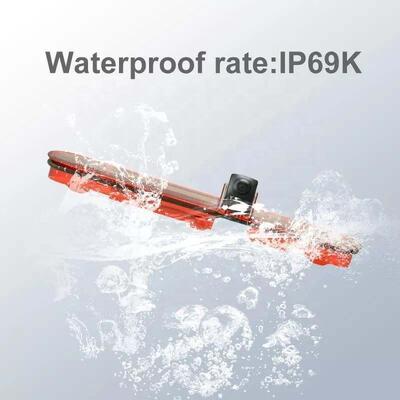 AHD Car Backup Camera with Wide-Angle View and Night Vision for Safe Parking Support