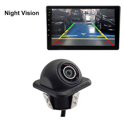 170° Night Vision Mini Hidden Car Front View Camera, Waterproof, Universal Rear View Camera with Parking Line