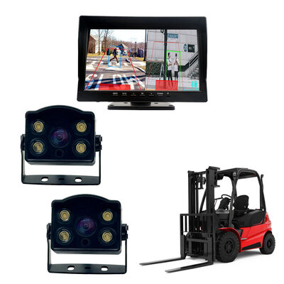 Customizable 4-Channel Monitoring System for Large Vehicles with Night Vision and Parking Assistance