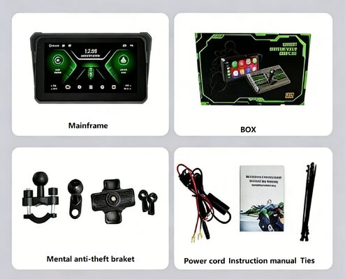モーターサイクルのレコーダー 無線 Carplay/AndroidAuto 携帯電話 車両のスクリーンプロジェクションナビゲーション