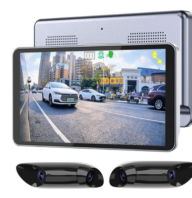 デュアルレンズ1080P電子リアビューミラー 6インチ 高明度ディスプレイ 超薄型アルミボディ 防水車 車用リアビューミラーカメラ