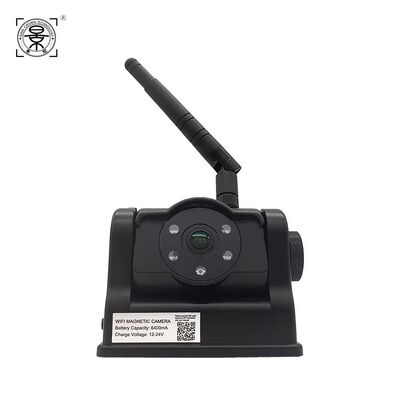ポータブル 6800mAh WiFi カーバックアップカメラ 調整可能な逆角度 無線セキュリティ 逆アイドカメラ 直接設置が簡単