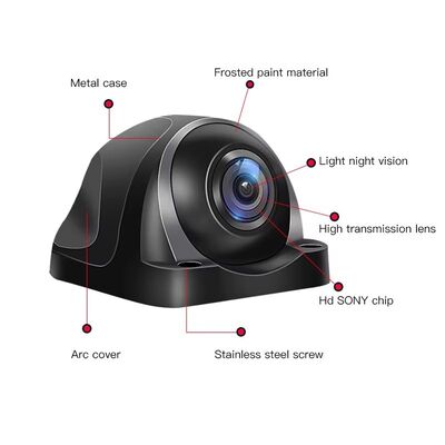 IRナイトビジョンとIP68防水車両監視システムを備えたAHD 1080Pトラックブラインドスポットシステム