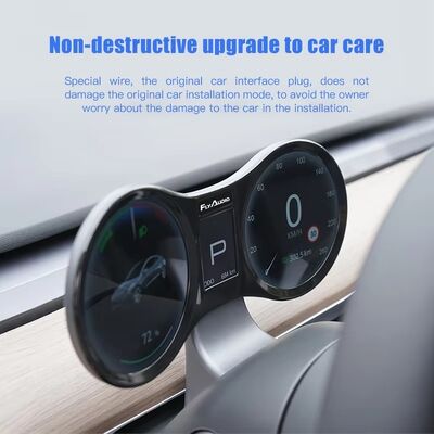 Tesla モデル 3 およびモデル Y 用 CAN バス通信付き 12.3 インチ AHD LCD デジタル ダッシュボード インストルメント クラスター