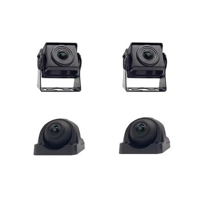 10.1インチ 4チャンネル分割画面カーDVRモニター、ナイトビジョン付きAHDリバースカメラシステム、トラック用フロント&リアビュー