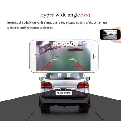5GWiFi無線HDカーバックアップカメラ 紅外線夜間ビジョン IP67 防水 140度見方 iOS Android