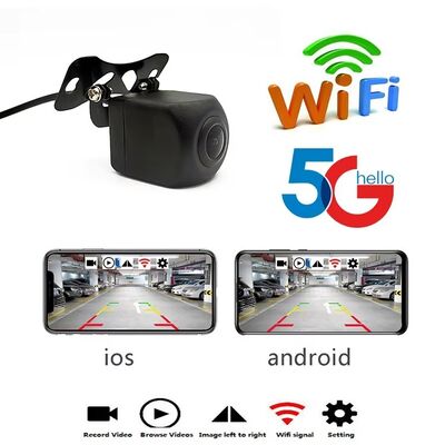 5GWiFi無線バックアップカメラ,赤外線ナイトビジョンとIP67防水リアビューカメラ