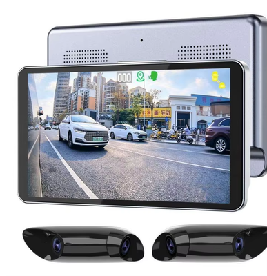 KING CROWN 4CH BSD ブラインドスポットモニターシステム 6.25インチタッチスクリーン AHD 1080P車載DVRレコーダー IP67防水