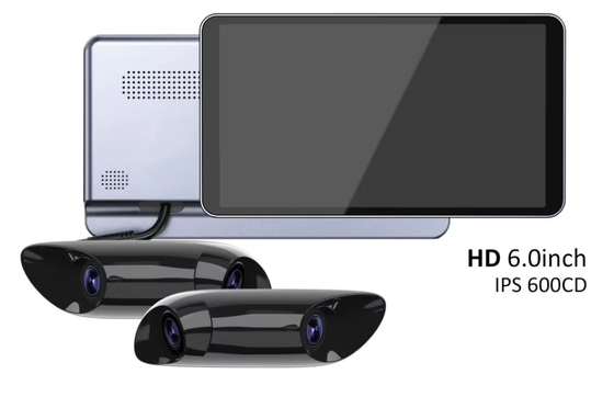 トヨタ カムリ セダン用 6インチタッチスクリーン デジタル電子デュアルレンズ サイドビューミラーカメラシステム AI BSD 音声警告 安全監視キット