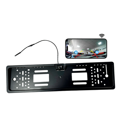 WiFi License Plate Frame Backup Camera with IP67 Waterproof HD 720P/1080P and 140° Wide Angle Wireless Rear View