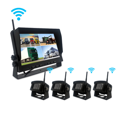 10インチLCDスクリーン デジタル無線車両モニター 1080P HDと赤外線ナイトビジョン 無線バックアップカメラシステム