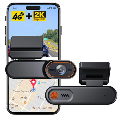 リアルタイムリモート監視GPSカ​​ーDVRカメラを備えた4G LTE 2K HDスマートダッシュカム